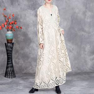 Sweetheart Neck Crochet Elegant Designer Party Dress