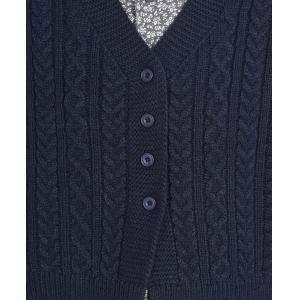 Senior Women Twist Knit Vest Sweater