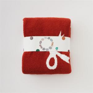 Big Bowknot Patterned Blanket
