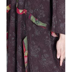 Colorful Belt V-Neck Plus Size Modest Dress