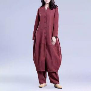 Mid-Length Linen Cocoon Cardigan