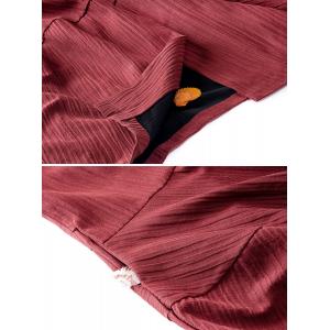 Mid-Length Linen Cocoon Cardigan