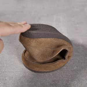 Granny Style Wide Toe Leather Work Comfy Shoes