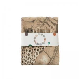 Cheetah and Leaf Patterned Soft Blanket Throw