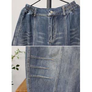 90s Fashion Pleated High Rise Ankle Jeans