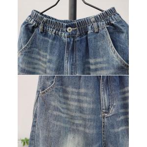 High Waist Comfy Stone Wash Mom Jeans