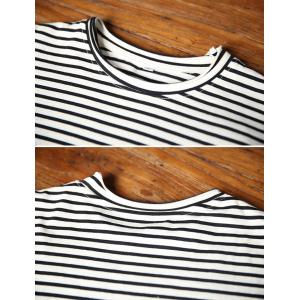 Lazy Day Cotton Korean Striped T-shirt
