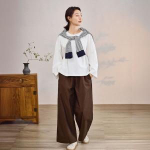 Crew Neck Cotton Oversized Plain T-shirt