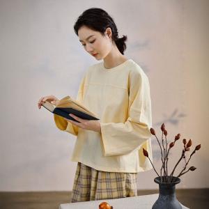 Crew Neck Cotton Oversized Plain T-shirt