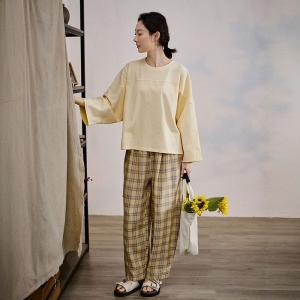 Crew Neck Cotton Oversized Plain T-shirt