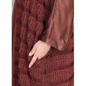 Elegant Bat Sleeves Loose Abaya Dress