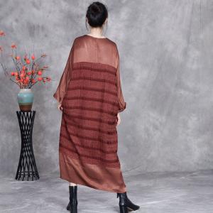 Elegant Bat Sleeves Loose Abaya Dress
