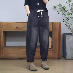 90s Fashion Casual Stone Wash Momma Jeans