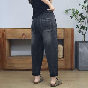 90s Fashion Casual Stone Wash Momma Jeans