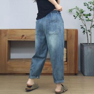 90s Fashion Casual Stone Wash Momma Jeans
