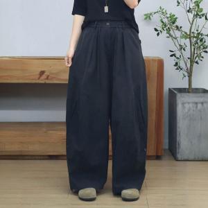 Loose-Fit Straight Leg Cotton Casual Cargo Pants