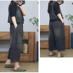Unique Design Short Jean Waistcoat