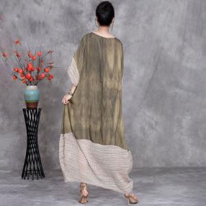 Floral Prints Tassel Plus Size Cocoon Dress
