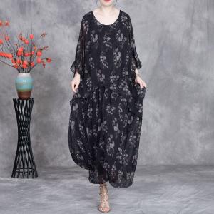 Summer Flowing Layering Loose Cocoon Dress