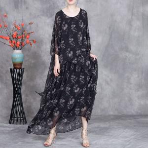 Summer Flowing Layering Loose Cocoon Dress
