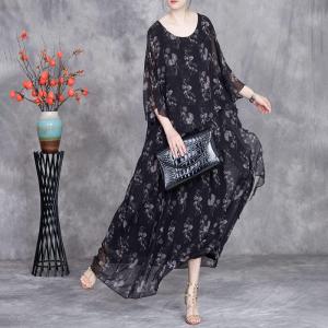 Summer Flowing Layering Loose Cocoon Dress