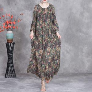 Comfy-Fit Floral Beach Maxi Dress