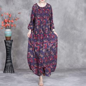 Comfy-Fit Floral Beach Maxi Dress