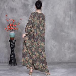 Comfy-Fit Floral Beach Maxi Dress