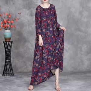 Comfy-Fit Floral Beach Maxi Dress