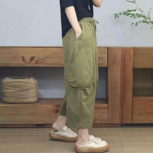Lazy Day Comfort Wide Leg Ankle Cargo Pants
