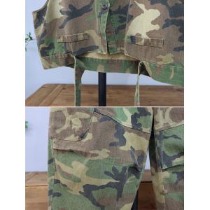 Camo Short Jacket with Baggy Dad Jean Sets
