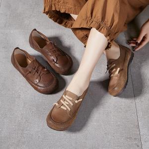 Causal Comfort Tied Mom Low Heels Shoes