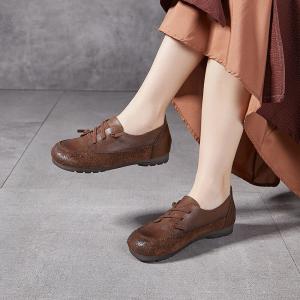 Causal Comfort Tied Mom Low Heels Shoes