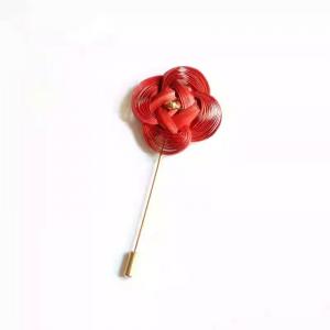 Oriental Style Handcrafted Bamboo Long Brooch Pin