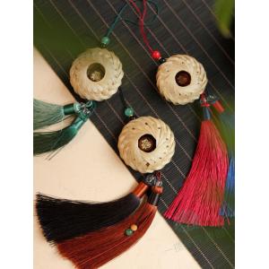 Bamboo Woven Safety Buckle DIY Craft Kit Car Hanging Ornament