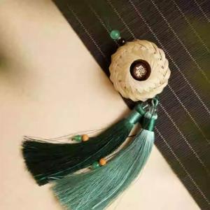 Bamboo Woven Safety Buckle DIY Craft Kit Car Hanging Ornament
