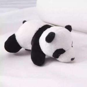 Kawaii Cartoon Lying Panda Plush Hair Clip Chengdu Sichuan Souvenir Speed Youtuber