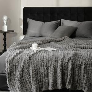Modern Chic Fluffy Boho Blanket