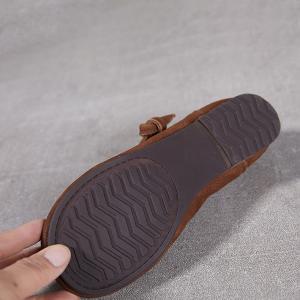 British Style Leather Summer Mary Jane Flats