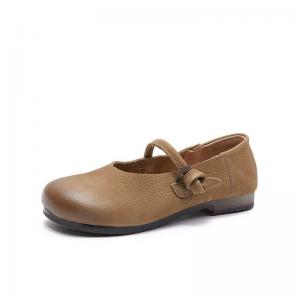 British Style Leather Summer Mary Jane Flats