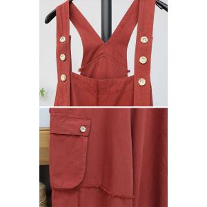 Relax-Fit Versatile Cotton Denim Cargo Overalls