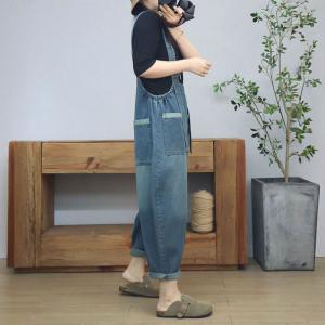 Adjustable Straps Denim Suspender Overalls