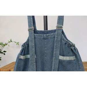 Adjustable Straps Denim Suspender Overalls