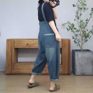 Adjustable Straps Denim Suspender Overalls