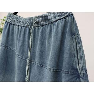 Ladies Baggy Wide Leg Jeans