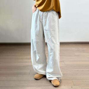Hippie Style Plus Size Beige Dad Jeans