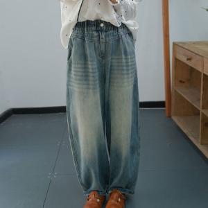Plus Size Versatile High Waist Dad Jeans