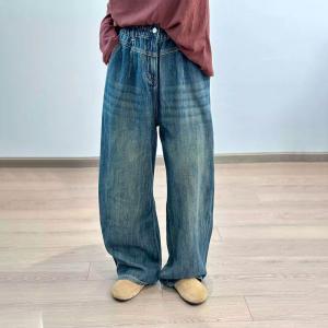 Plus Size Versatile High Waist Dad Jeans
