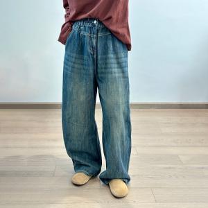 Plus Size Versatile High Waist Dad Jeans