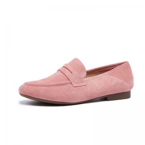 Suede Leather Low Heels Teacher Loafers
